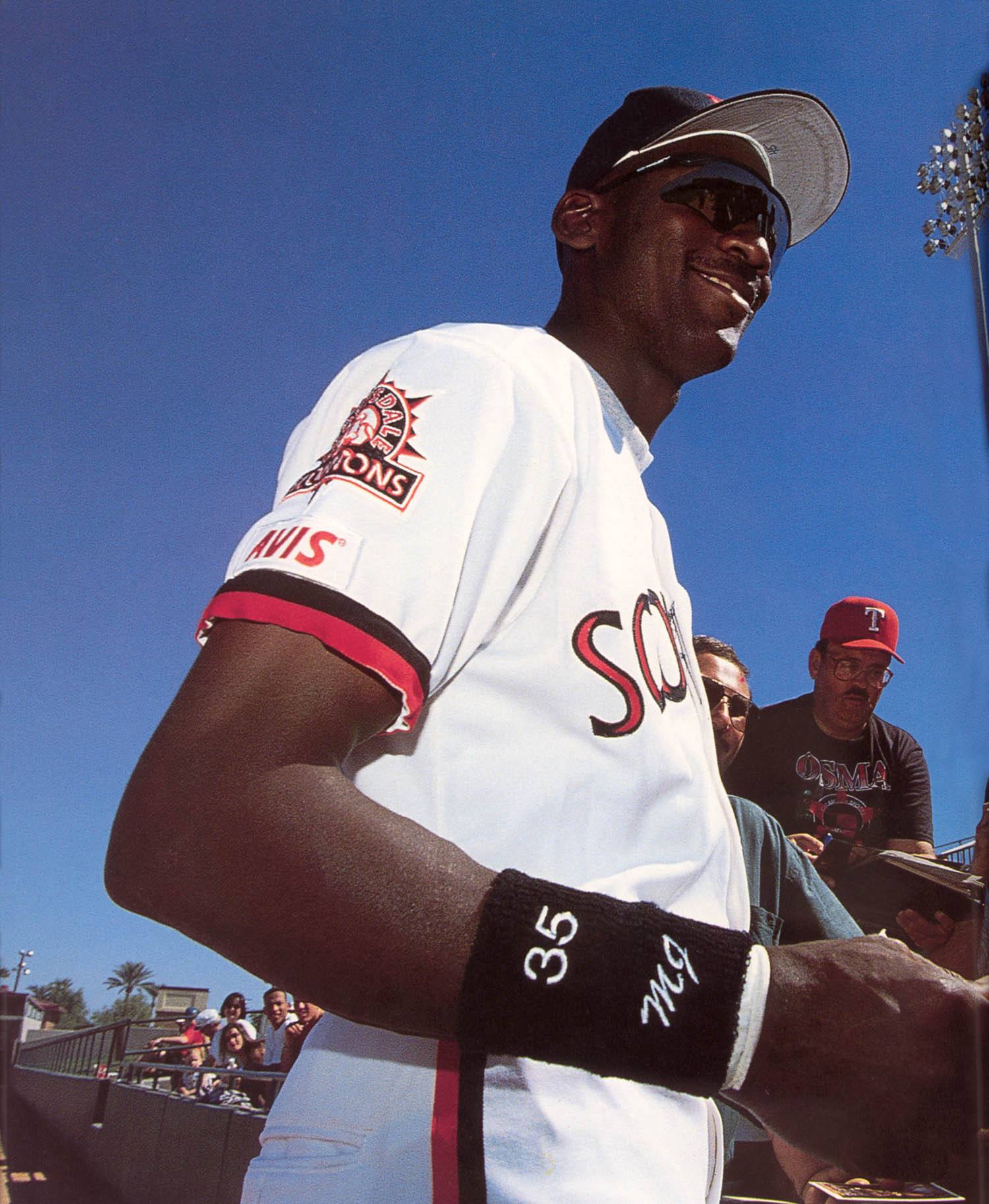 Michael Jordan - zdjęcia z White Sox i Birmingham Barons zdjecia
